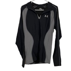 Under Armour Black Quarter Zip Athletic Sweatshirt
